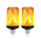 2PCS LED Flame Light Bulbs E27 Base 4 Modes with Upside Down Effect AC85-265v for Party Home Decoration B 3