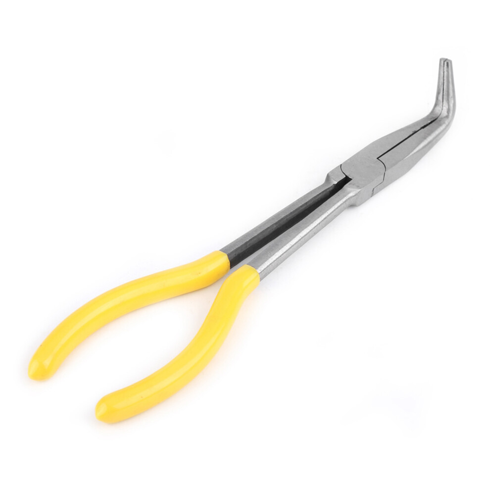 270Mm Extra Long Steel Pliers Craft Vehicle Repairing Maintenance Tool (90 Bend) 4361324356607
