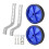 2Pcs Adjustable Training Side Wheels Stabilizer for Children 12-20" Bicycle Balance(Blue) 2