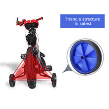 2Pcs Adjustable Training Side Wheels Stabilizer for Children 12-20" Bicycle Balance(Blue)