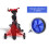 2Pcs Adjustable Training Side Wheels Stabilizer for Children 12-20" Bicycle Balance(Blue) 1