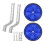 2Pcs Adjustable Training Side Wheels Stabilizer for Children 12-20" Bicycle Balance(Blue) 11