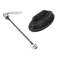 Bike Front Wheel Riser Block and Quick Release Rear Skewer for Indoor Trainerndoor Bicycle Training Trainers