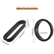 pezzi di anelli per crostate rotondi e ovali, anelli per mousse per torte perforati resistenti al calore, teglia antiaderente, mini stampo