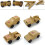 210 Pcs Simulation Static Figures,DIY Scene Mini Figures Sand Table Accessories Gift Toys for Children 5