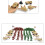 210 Pcs Simulation Static Figures,DIY Scene Mini Figures Sand Table Accessories Gift Toys for Children 4