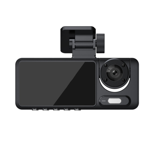 Câmera de painel WiFi 1080P HD DVR para carro com 3 lentes para dirigir veículo com tela IPS de 2 polegadas e monitoramento de estacionamento para 2