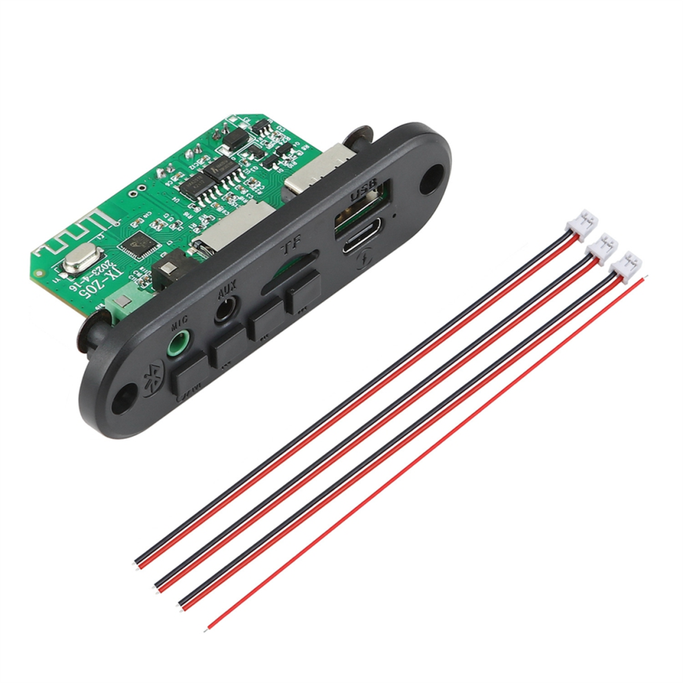 6W Diy Mp3 Decoder Board 5V 2X3w Amplifier Bluetooth 5.0 Player Car Fm Radio Module Tf Aux Wma Wav Flac Ape 4851034617438