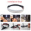 Kit di strisce luminose a LED per indicatori di direzione universali per forcelle da 45-70 mm, 2 pezzi, ambra 9