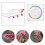 Sasher Tool 10 Pcs Multi-Sizes for Quilting Folding Fabric Tape Maker Storage Chain 4
