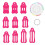 Sasher Tool 10 Pcs Multi-Sizes for Quilting Folding Fabric Tape Maker Storage Chain 2