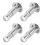 4PCS H1 LED Headlight Fog Driving Light Bulbs 6000K Super White 200W 3