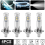 4PCS H1 LED Headlight Fog Driving Light Bulbs 6000K Super White 200W 7