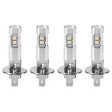 4PCS H1 LED Headlight Fog Driving Light Bulbs 6000K Super White 200W