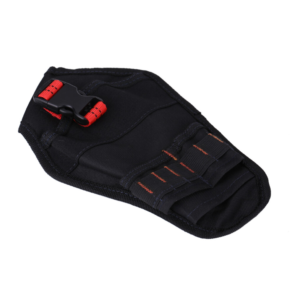Portable Electric Drill Holder Oxford Storage Bag Holster Tool Pocket Pouch(Red Braid) 3651324357423