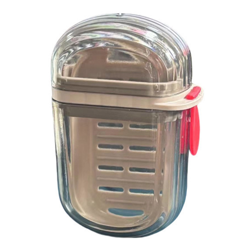 Contenitore Per Sapone Da Viaggio, Portatile, Con Coperchio Sigillato, Trasparente-image