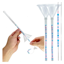 Kit de ferramentas de argila e funil para miçangas, 2 ferramentas para fazer joias, agulha, pulseira, colar