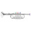 Children'S Musical Instruments Stage Performance Props Four-Tone Trumpet (Basic Board) Silver 1