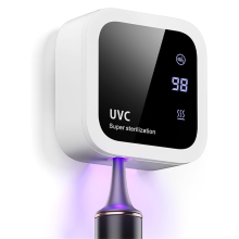Portaspazzolino, organizer da viaggio elettrico, schermo LED intelligente, timer portatile ricaricabile