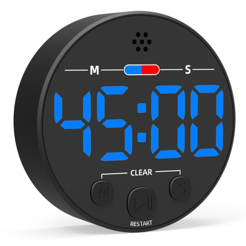 Timer Da Cucina Digitale Hommini - Magnetico Con Display LCD E Allarme