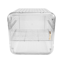 Organizér na make-up, vodotesný úložný box, kozmetické puzdro vhodné do spálne, toaletný stolík