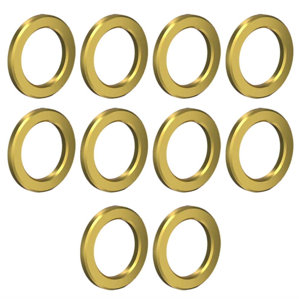 Photos - Nail / Screw / Fastener Jehiatek 10pcs M6 Bicycle Titanium Flat Washer Universal Bike Bolts Gasket 6mm Mountain Road Spacer Golden 