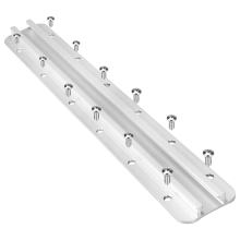 GTTL175 Gear Trac para caiaque, suporte de trilho de caiaque de carregamento superior, acessórios de hardware de 1/2 polegada de largura, 12 furos