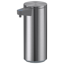 Dispensador de sabão de aço inoxidável com sensor automático inteligente para lavagem, sem contato, para cozinha e parede