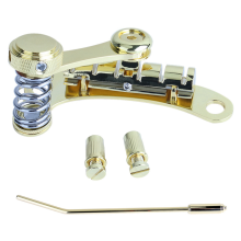 Ponte Vibrato Gold SG-01 para guitarra elétrica Tremolo Jazz com sistema de travamento duplo