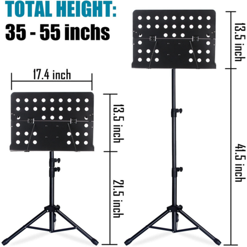 Leggio portatile pieghevole da tavolo, libreria, parti e accessori per chitarra 2
