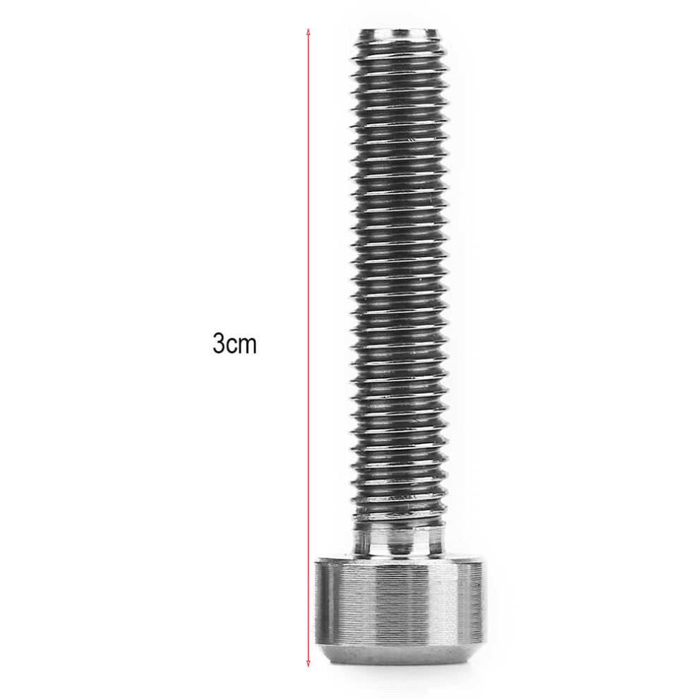 2Pcs/Set M5x25mm Titanium Alloy Bicycle Brake Handle Bolts Mountain Bike Screws (Titanium) 4141324358593