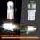 4pcs Error T10 Bulb Canbus 3030 Smd Led Car Parking Light White 6000K 5