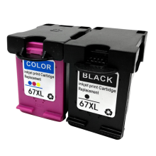 67XL IInk Box Compatible for HP67 XL Ink Replacement DeskJet 1255 2732 4140 4155 Printer