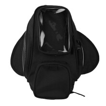 Black Universal Motorcycle Motorbike Riding Strong Magnetic Rainproof Oil Fuel Tank Bag