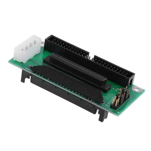 Scheda convertitore per disco rigido IDE da 80 PIN a 68 50 PIN SCSI SCA 1
