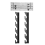 Supporto per canne da pesca verticale, montaggio a parete, per garage, parete, soffitto 8