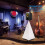 Universal Dj Light Speaker Stand Cover Double Sided Tripod Skirt Scrim Stretchable Material,2Pcs 3