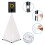 Universal Dj Light Speaker Stand Cover Double Sided Tripod Skirt Scrim Stretchable Material,2Pcs 5