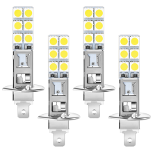 4PCS H1 6000K Super Weiß 80W LED Scheinwerfer Lampen Kit Nebel Fahr Licht