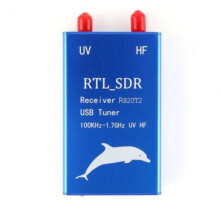RTL2832U+R820T2 100KHz-1.7GHz UHF VHF HF RTL.SDR USB Tuner Ontvanger AM FM Radio