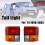 2Pcs Rear Tail Light Brake Lamp Housing Without Bulbs for Transporter T4 1990-2003 3