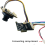 Módulo POE PM3825 48V a 12V 1A IEEE802.3Af para Câmera IP 3