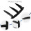 Spoiler per paraurti posteriore auto per W176 A200 A250 A45 6