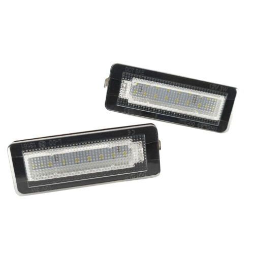 τεμάχια Φακός πινακίδας αυτοκινήτου LED για Smart Fortwo Coupe Cabrio 450 451 W450 W453 1