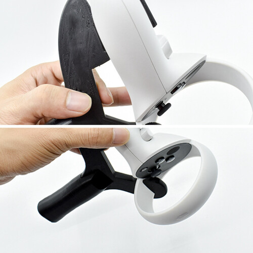 Impugnatura per racchetta da ping pong per controller di contatto per giochi VR, mano destra 2