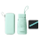 Mini ombrello da donna anti-UV, parasole, 12 stecche, da viaggio, per borsa, verde 1