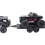 RC Crawler Utility Trailer με κοτσαδόρο για αναβάθμιση αυτοκινήτου 1/18 TRX4M 8