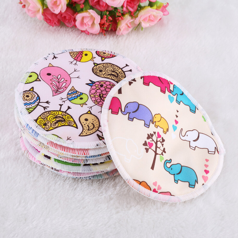 12pcs Soft Washable Bamboo Fiber Anti spill Breastfeeding Pads Maternity Nursing Pad