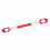Universal Adjustable Aluminium Alloy Motorcycle Balance Cross Handlebar Red 13