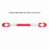 Universal Adjustable Aluminium Alloy Motorcycle Balance Cross Handlebar Red 2